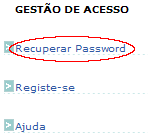 Gesto de Acesso - Recuperar Password