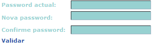 Alterar password