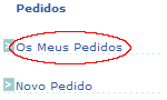 Os meus pedidos